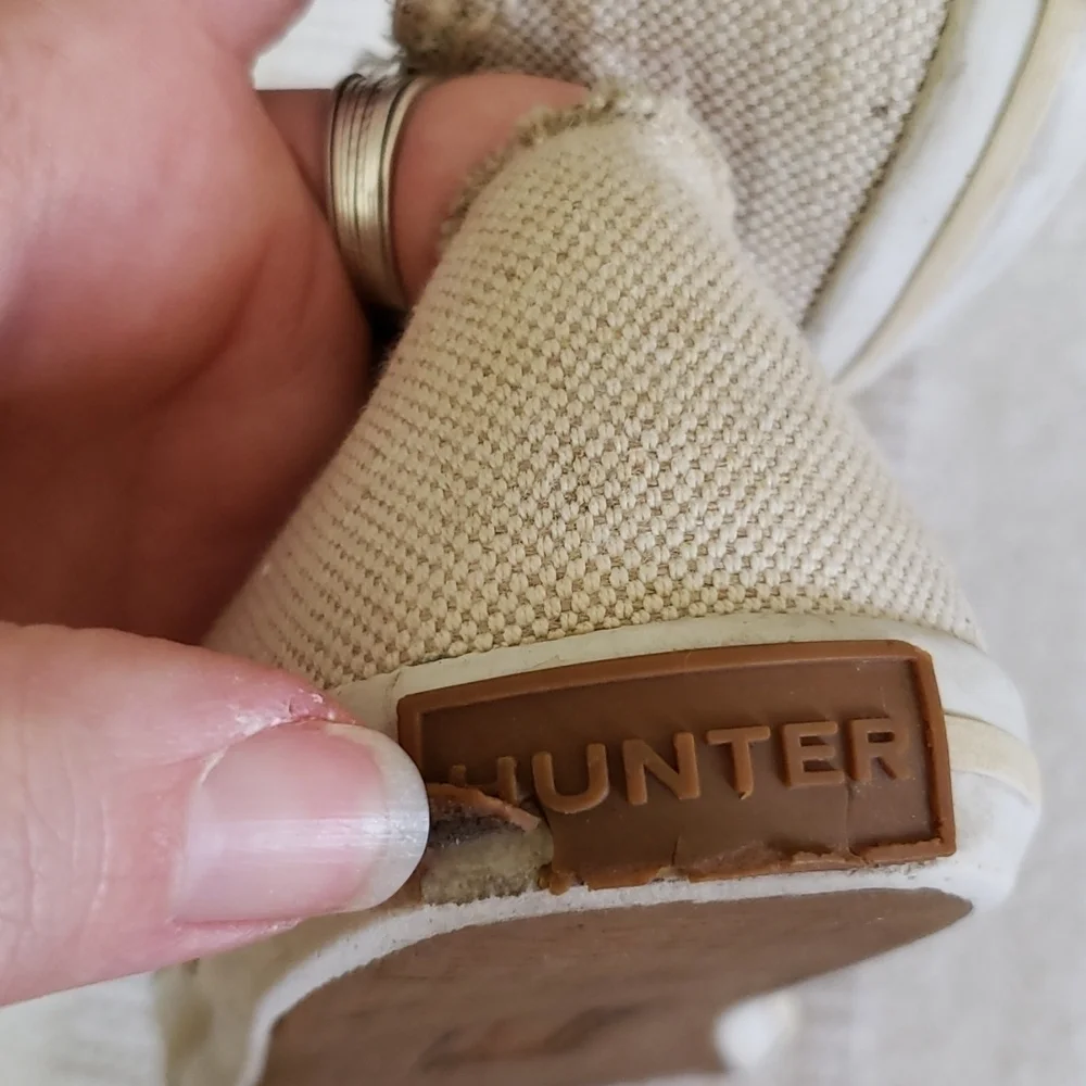 Hunter slip on sneakers